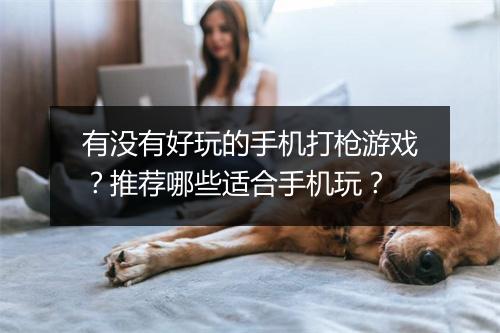 有没有好玩的手机打枪游戏？推荐哪些适合手机玩？