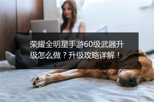 荣耀全明星手游60级武器升级怎么做？升级攻略详解！