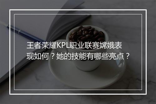 王者荣耀KPL职业联赛嫦娥表现如何？她的技能有哪些亮点？