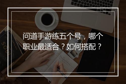 问道手游练五个号，哪个职业最适合？如何搭配？
