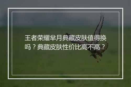 王者荣耀芈月典藏皮肤值得换吗?典藏皮肤性价比高不高?