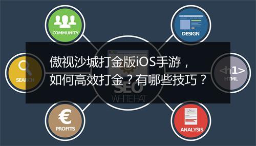 傲视沙城打金版iOS手游，如何高效打金？有哪些技巧？