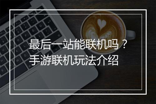 最后一站能联机吗？手游联机玩法介绍