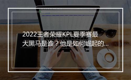 2022王者荣耀KPL夏季赛最大黑马是谁？他是如何崛起的？