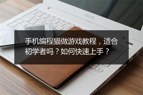 手机编程猫做游戏教程，适合初学者吗？如何快速上手？