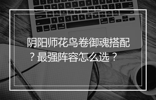 阴阳师花鸟卷御魂搭配?最强阵容怎么选?