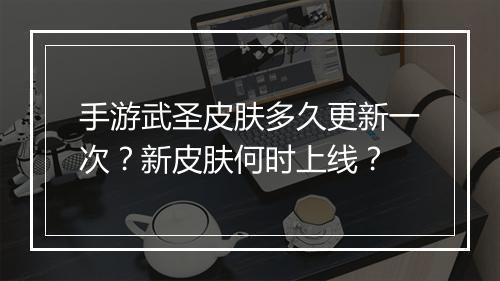 手游武圣皮肤多久更新一次?新皮肤何时上线?