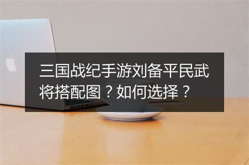 三国战纪手游刘备平民武将搭配图?如何选择?