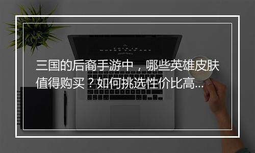 三国的后裔手游中，哪些英雄皮肤值得购买？如何挑选性价比高的皮肤？