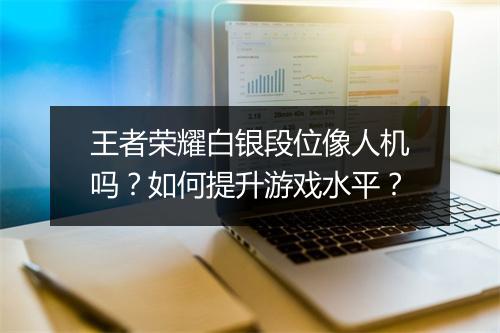 王者荣耀白银段位像人机吗？如何提升游戏水平？