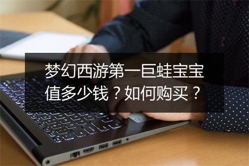 梦幻西游第一巨蛙宝宝值多少钱？如何购买？