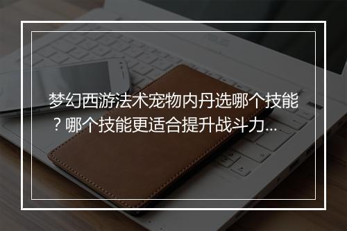 梦幻西游法术宠物内丹选哪个技能？哪个技能更适合提升战斗力？