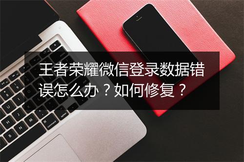 王者荣耀微信登录数据错误怎么办?如何修复?