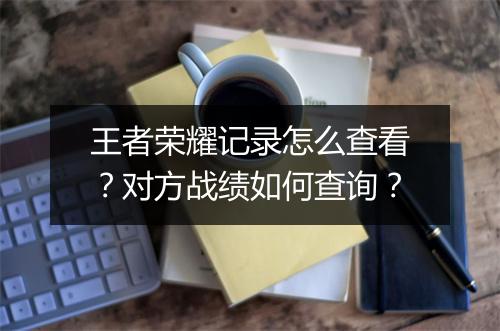王者荣耀记录怎么查看？对方战绩如何查询？