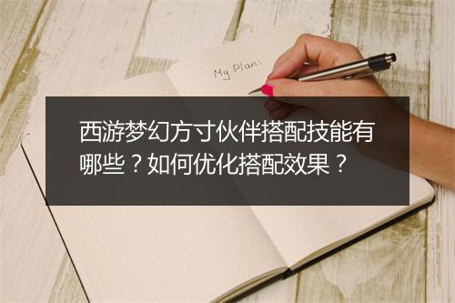 西游梦幻方寸伙伴搭配技能有哪些？如何优化搭配效果？
