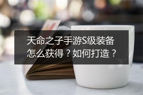 天命之子手游S级装备怎么获得？如何打造？