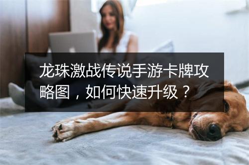 龙珠激战传说手游卡牌攻略图,如何快速升级?