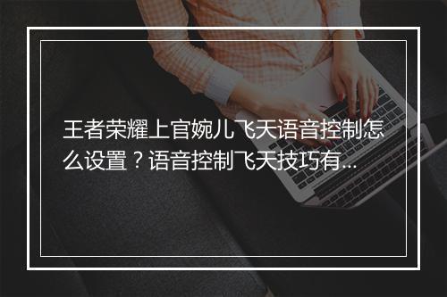 王者荣耀上官婉儿飞天语音控制怎么设置？语音控制飞天技巧有哪些？