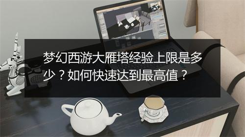 梦幻西游大雁塔经验上限是多少?如何快速达到最高值?