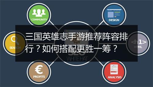 三国英雄志手游推荐阵容排行?如何搭配更胜一筹?