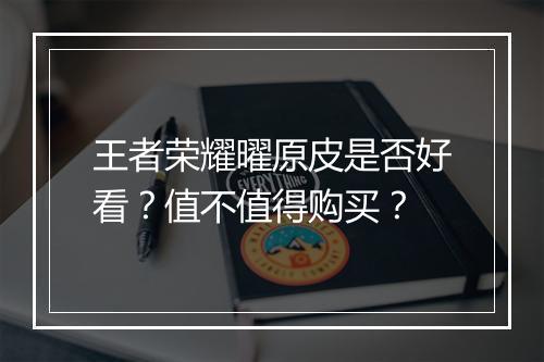 王者荣耀曜原皮是否好看?值不值得购买?