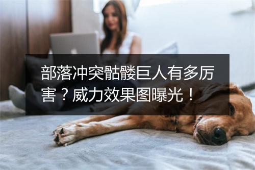 部落冲突骷髅巨人有多厉害？威力效果图曝光！