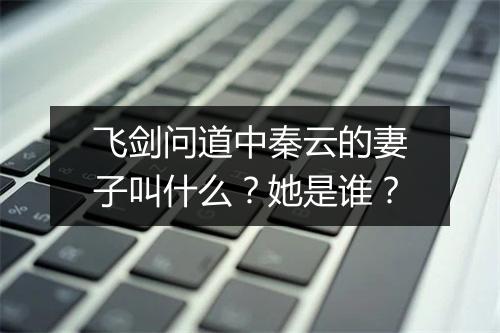 飞剑问道中秦云的妻子叫什么？她是谁？