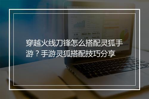 穿越火线刀锋怎么搭配灵狐手游？手游灵狐搭配技巧分享