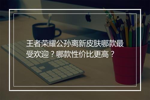 王者荣耀公孙离新皮肤哪款最受欢迎？哪款性价比更高？