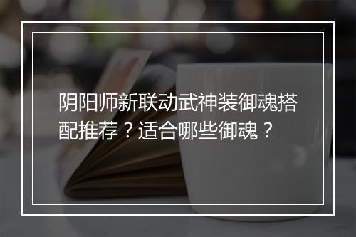 阴阳师新联动武神装御魂搭配推荐？适合哪些御魂？