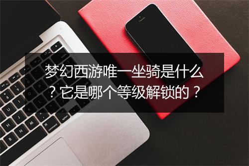 梦幻西游唯一坐骑是什么？它是哪个等级解锁的？