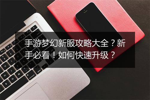 手游梦幻新服攻略大全？新手必看！如何快速升级？