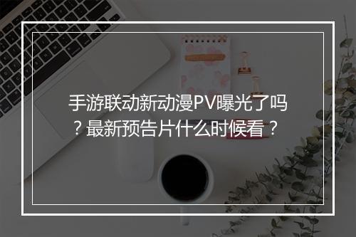 手游联动新动漫PV曝光了吗？最新预告片什么时候看？