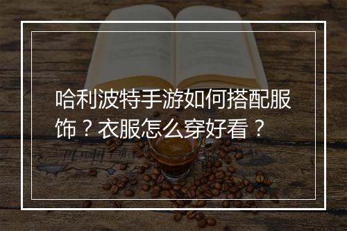 哈利波特手游如何搭配服饰？衣服怎么穿好看？