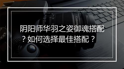 阴阳师华羽之姿御魂搭配?如何选择最佳搭配?