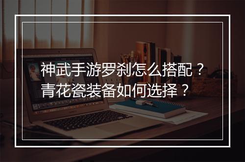 神武手游罗刹怎么搭配?青花瓷装备如何选择?