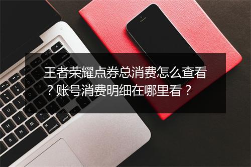 王者荣耀点券总消费怎么查看?账号消费明细在哪里看?