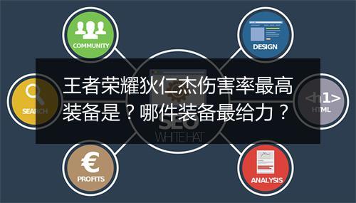 王者荣耀狄仁杰伤害率最高装备是?哪件装备最给力?