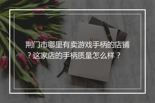 荆门市哪里有卖游戏手柄的店铺？这家店的手柄质量怎么样？