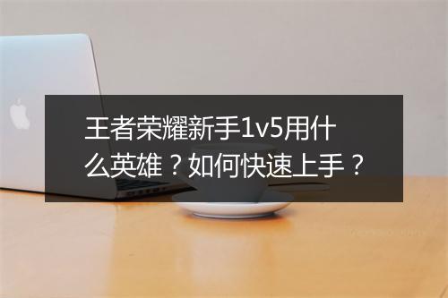 王者荣耀新手1v5用什么英雄？如何快速上手？