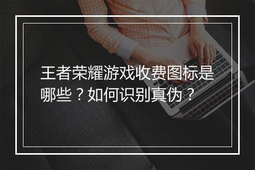 王者荣耀游戏收费图标是哪些?如何识别真伪?
