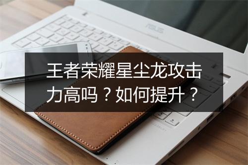 王者荣耀星尘龙攻击力高吗?如何提升?