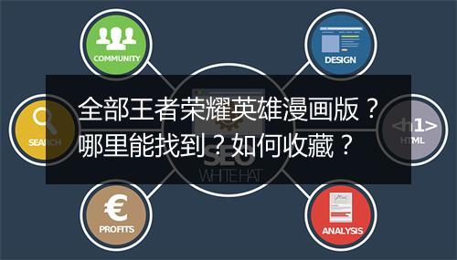 全部王者荣耀英雄漫画版？哪里能找到？如何收藏？