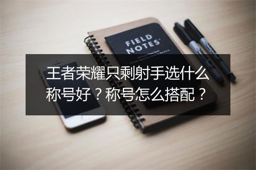 王者荣耀只剩射手选什么称号好?称号怎么搭配?