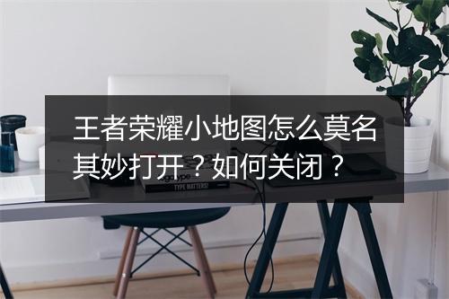 王者荣耀小地图怎么莫名其妙打开?如何关闭?