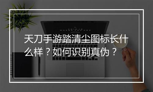 天刀手游踏清尘图标长什么样？如何识别真伪？