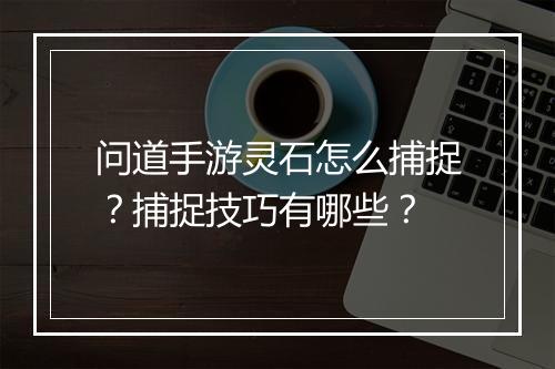 问道手游灵石怎么捕捉？捕捉技巧有哪些？
