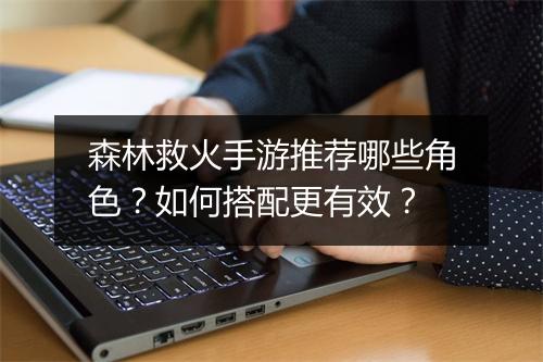 森林救火手游推荐哪些角色?如何搭配更有效?
