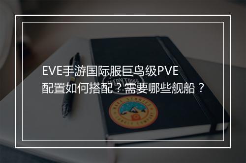 EVE手游国际服巨鸟级PVE配置如何搭配?需要哪些舰船?