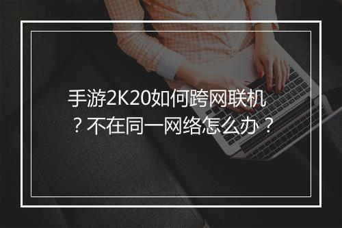 手游2K20如何跨网联机？不在同一网络怎么办？
